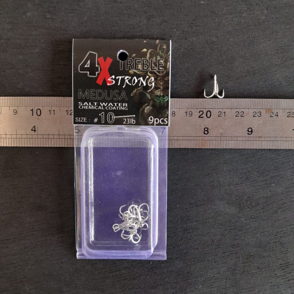 TREBLE HOOK MEDUSA 4X STRONG