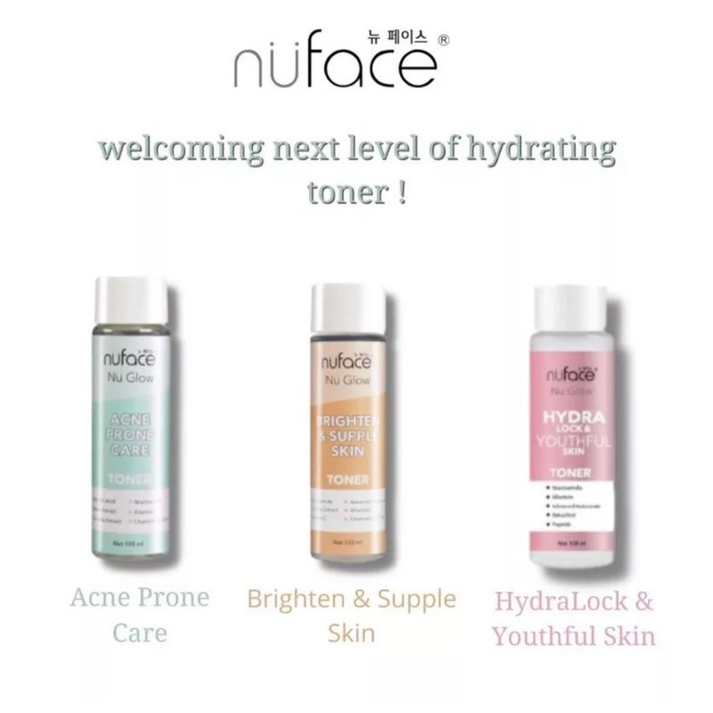 Nuface Nu Glow|Nuface Nu Glow Toner 100ml