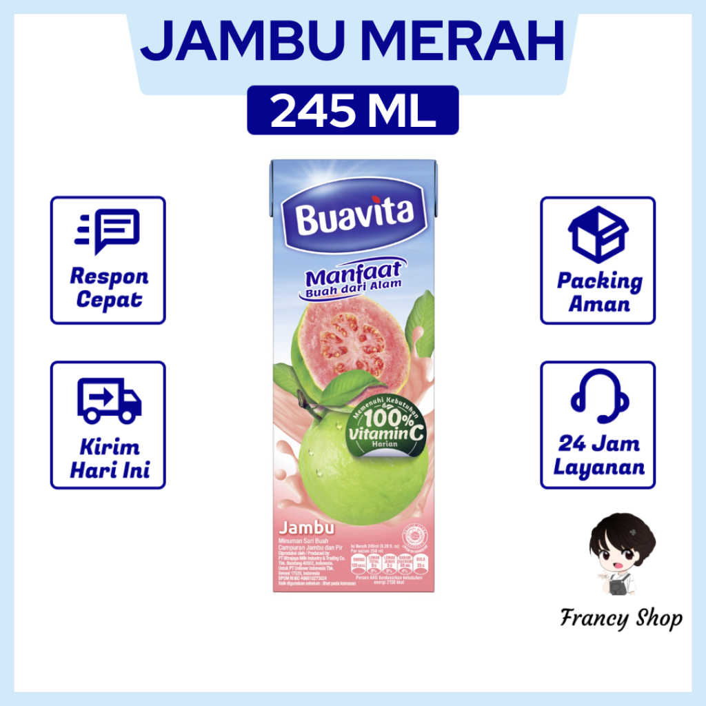 

Buavita Jus Jambu Guava Juice 245 ml