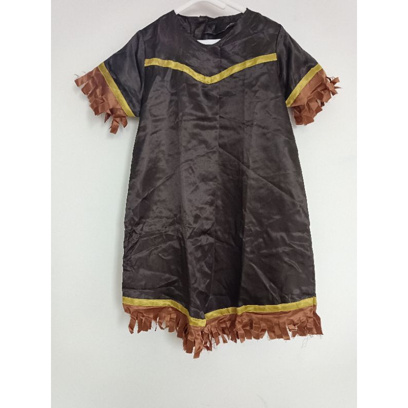 kostum tema afrika bahan satin