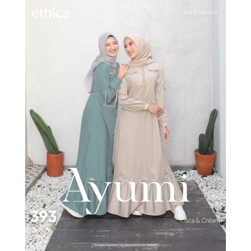 TERLARIS | BEST SELLER | DRESS GAMIS CASUAL FORMAL DAILY AYUMI 393 BY ETHICA ELFA