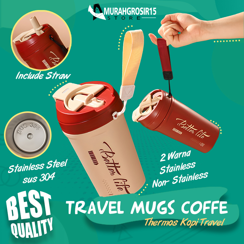 

Ukf5Pc6F4H (Kuliner.Kita) Termos Coffe Mugs Stainless Steel Coffe Cup 520Ml / Vacuum Tumbler Mugs /