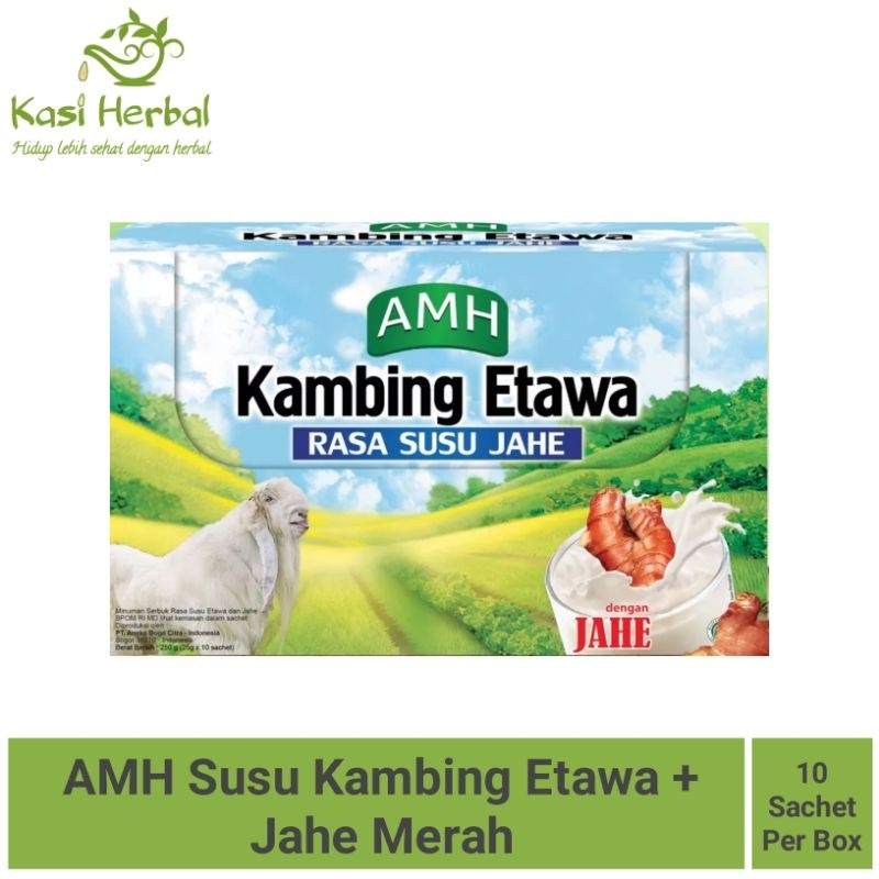 

Susu kambing etawa AMH plus JAHE merah asli kemasan BOX / SUSU KAMBING AMH