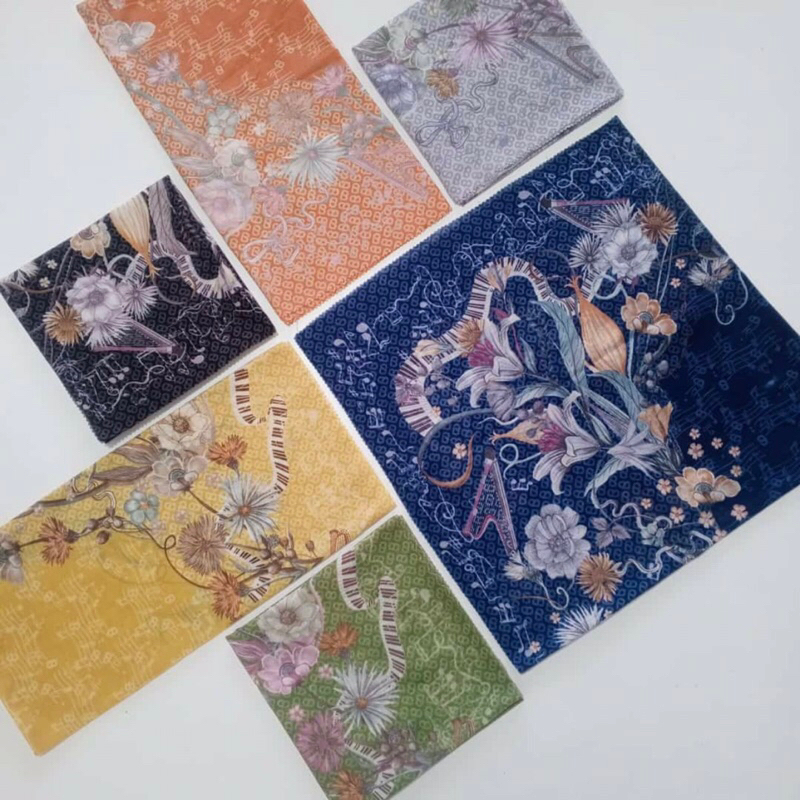 hijab voal motif laser cut / segi empat voal motif button scrv / button scraves / lasable / local hi