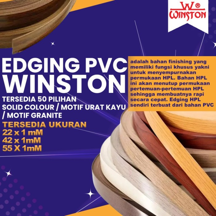 Sample Edging Pvc List Kayu Tempelan Furniture WINSTON INTERIOR
