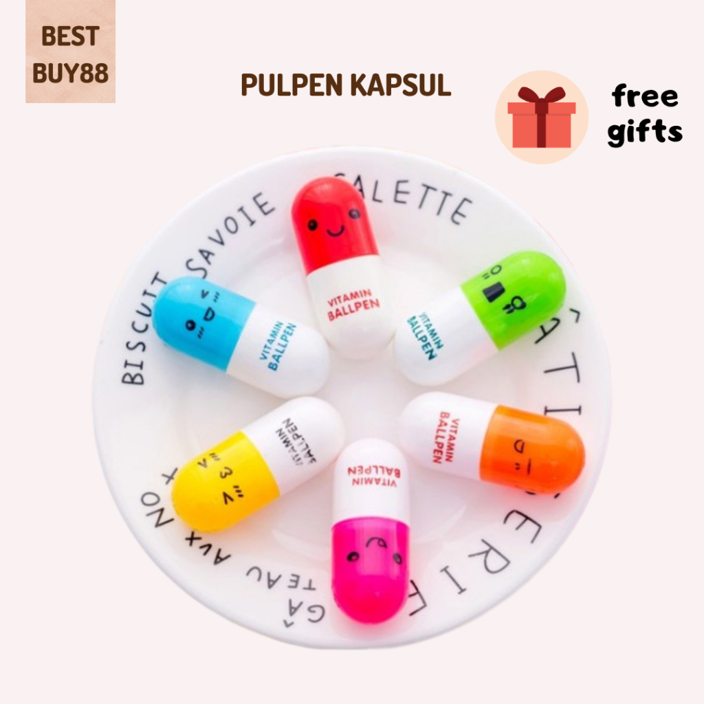 

Pulpen Kapsul Vitamin Pena Vitamin Unik Vitamin Ballpen Pena Lucu