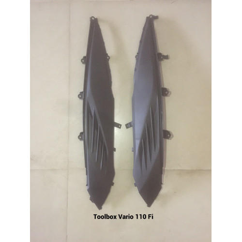 Cover Box Aki Honda VARIO 110 FI HITAM Tutup Box Accu Honda VARIO 110 FI HITAM