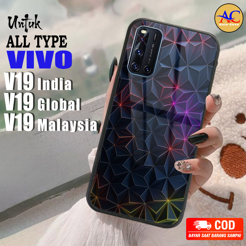 Case Hp Softcase Glossy Vivo V19 India V19 Global V19 Malaysia ABSTRK Casing Silikon Handphone Pelin