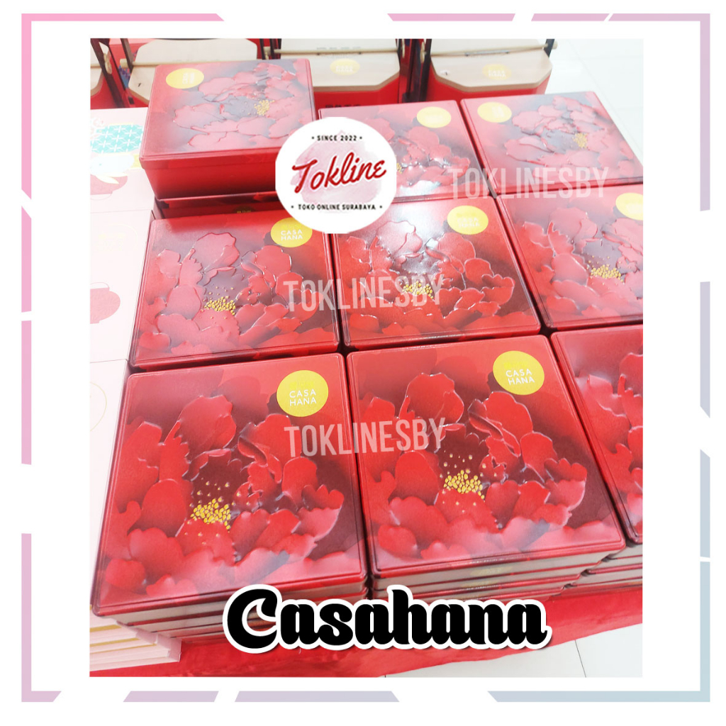 

CASAHANA CASA HANA MOONCAKE BLOOSOM MOON RED isi 4pcs x 170gr