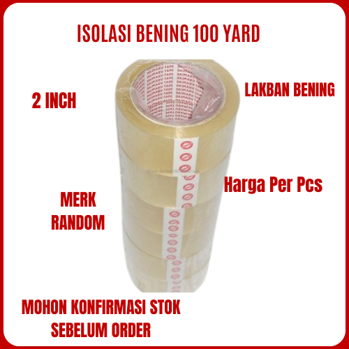 

Isolasi Bening 100 yard, Lakban Bening