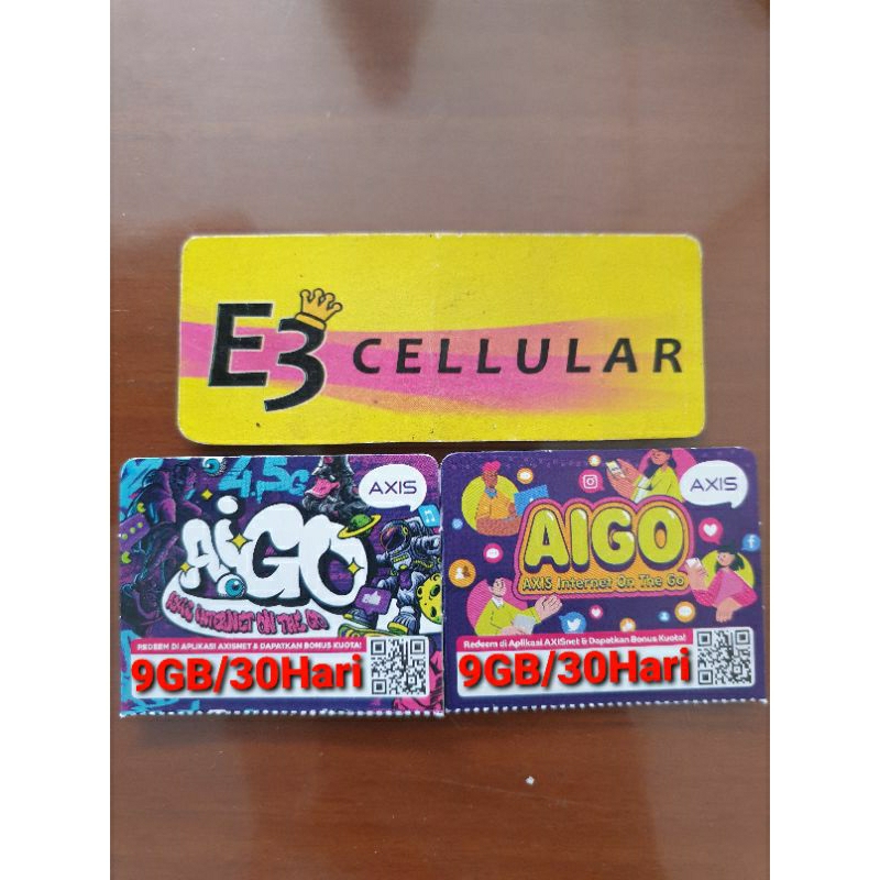 Voucher Paket Internet AXIS 9GB (30 Hari)