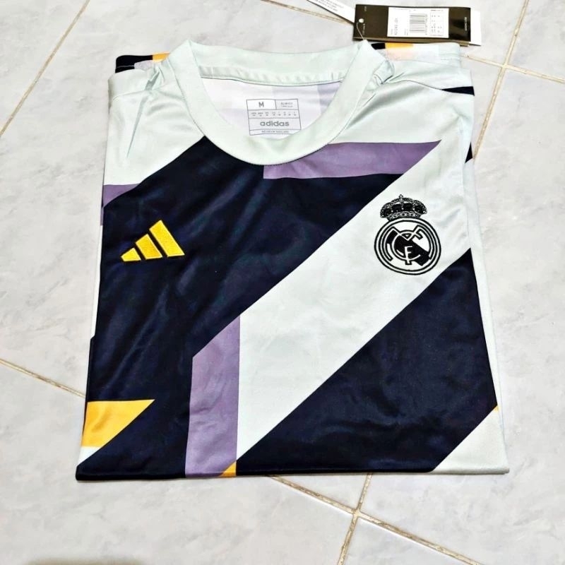 JERSEY LATIHAN REAL MADRID PREMATCH ABSTRAK 2023 2024