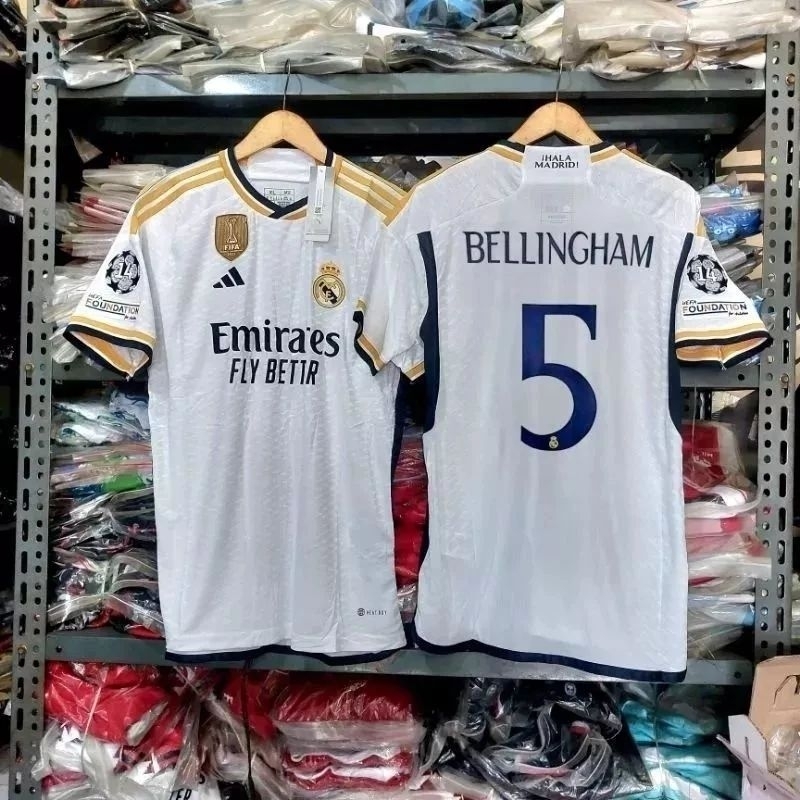 STELAN JERSEY HOME REAL MADRID UCL+NAMA