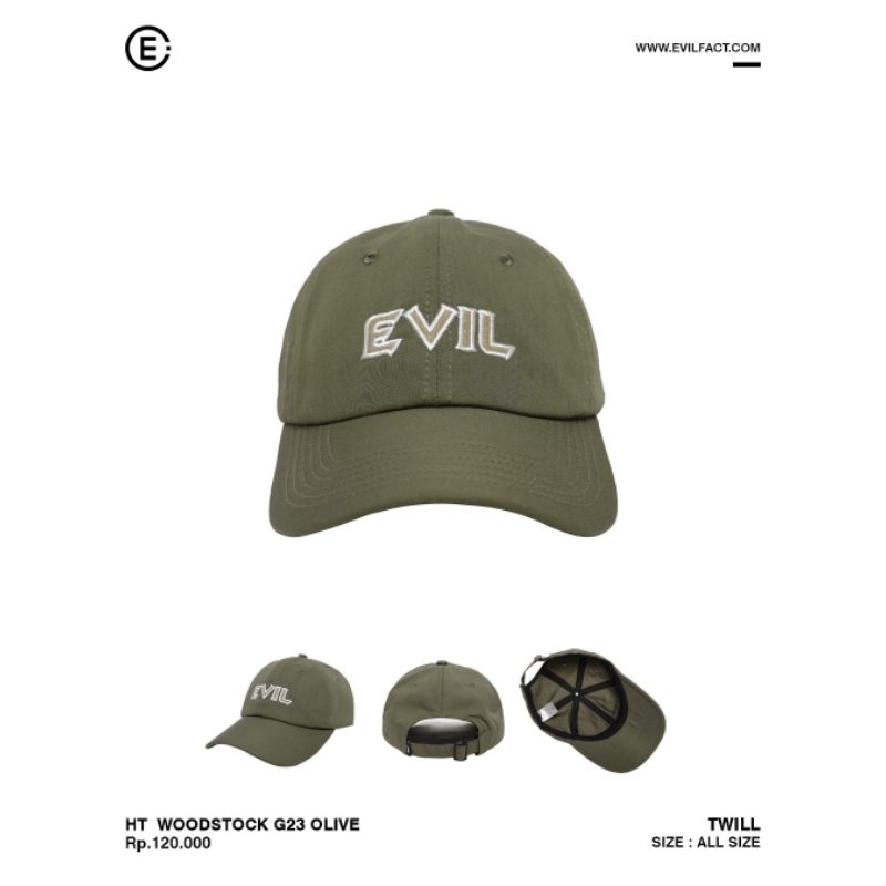 Topi polo caps evil army