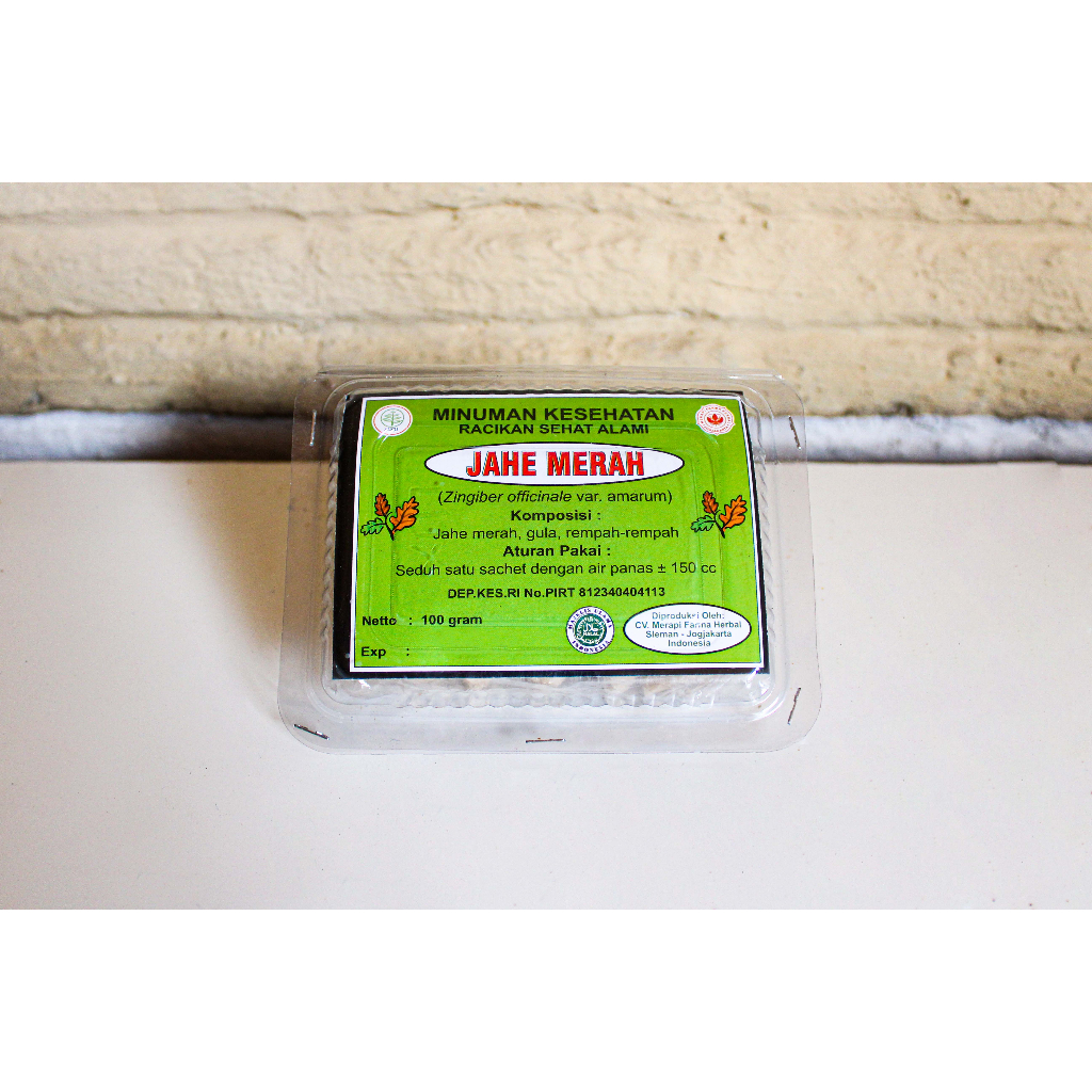 

JAHE MERAH - MINUMAN KESEHATAN JAHE MERAH SIAP SEDUH
