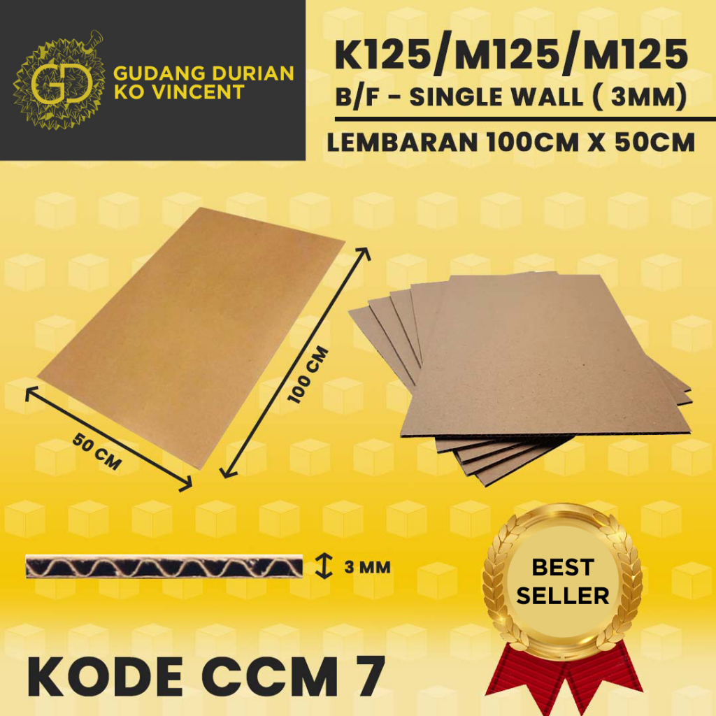

Kardus Karton Lembaran 100x50 CM Dus Polos Packing Besar