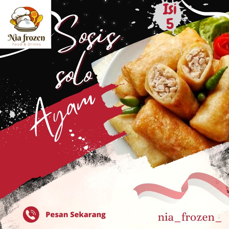 

sosis solo isi 5 / Frozen / Beku