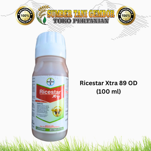 Herbisida Ricestar Xtra 89 OD 100 ml basmi gulma, teki, padi gogo pada pertanaman padi