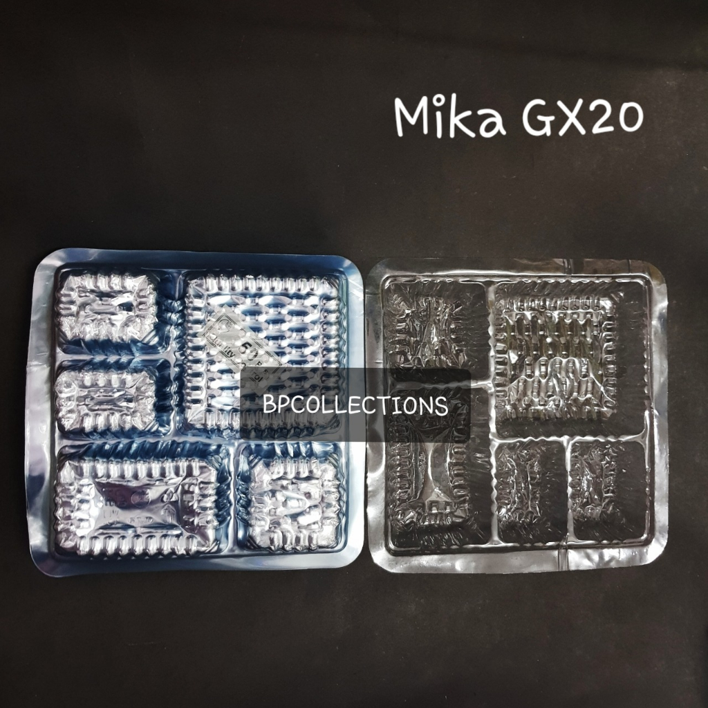 1 pc Mika Box 20 alas sekat GX20 20x20 Mika alas kotak nasi sekat 5 GOSYEN kue kotak nasi sekat 5 ma