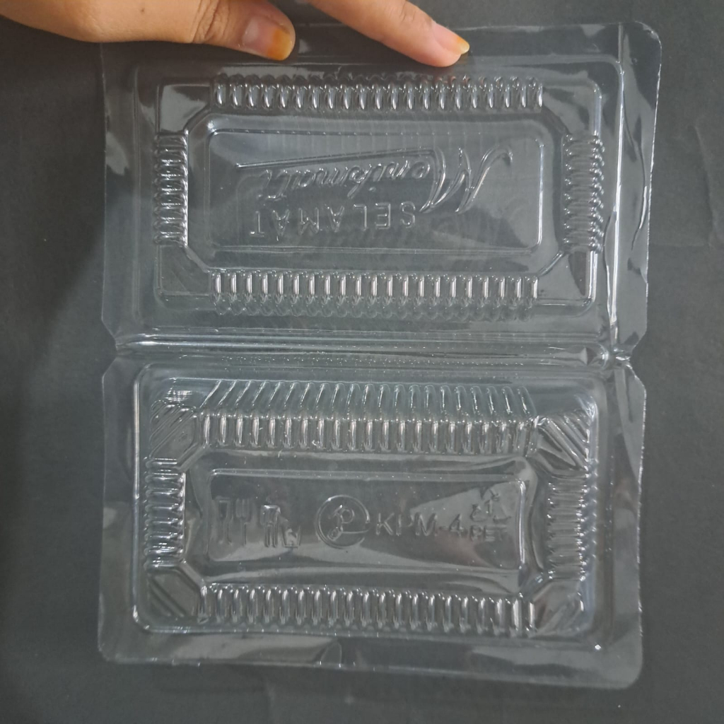 1 pc MIKA 4 BOLU MIKA PLASTIK MIKA 4 WEETAN gx4 untuk tempat risol makanan kue kering GROSIR