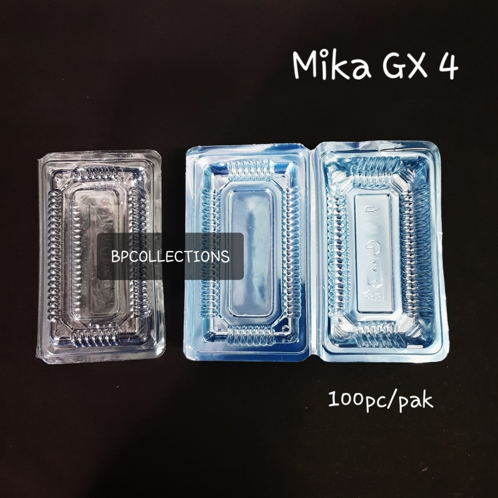 1 pc MIKA GX4 BOLU MIKA PLASTIK MIKA 4 GOSYEN gx4 untuk tempat risol makanan kue kering GROSIR