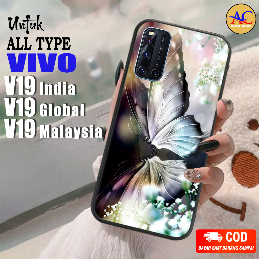 Case Hp Softcase Glossy Vivo V19 India V19 Global V19 Malaysia BTRFLY Casing Silikon Handphone Pelin