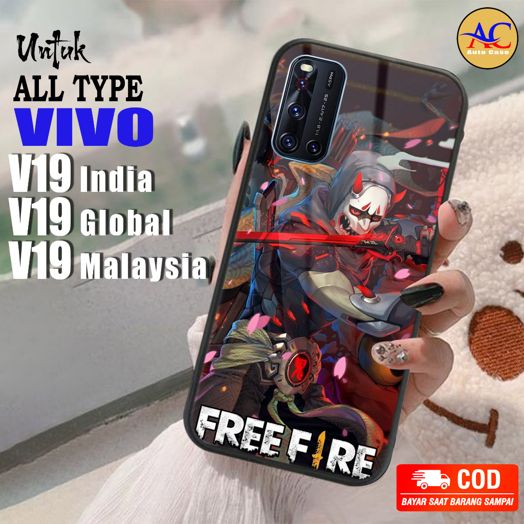 Case Hp Softcase Glossy Vivo V19 India V19 Global V19 Malaysia FF Casing Silikon Handphone Pelindung