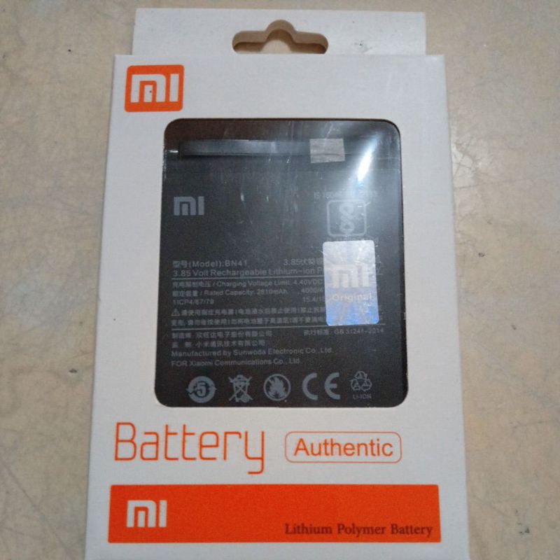 baterai XIAOMI Redmi note 4 BN41 original 100%