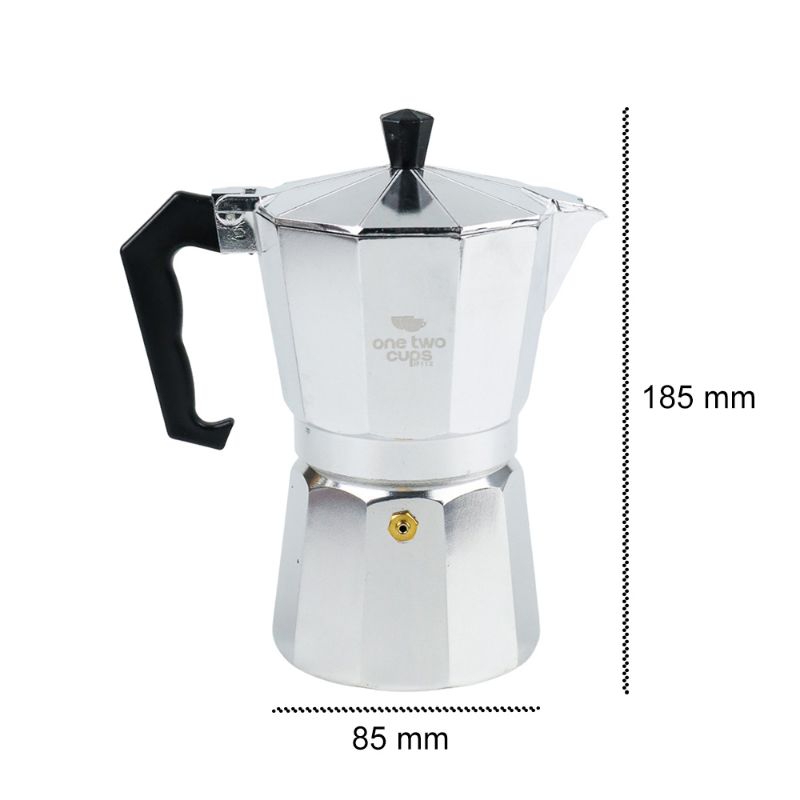 Coffee Maker Moka Pot 300ml (6 Cups) SILVER/ Coffee Maker Espresso