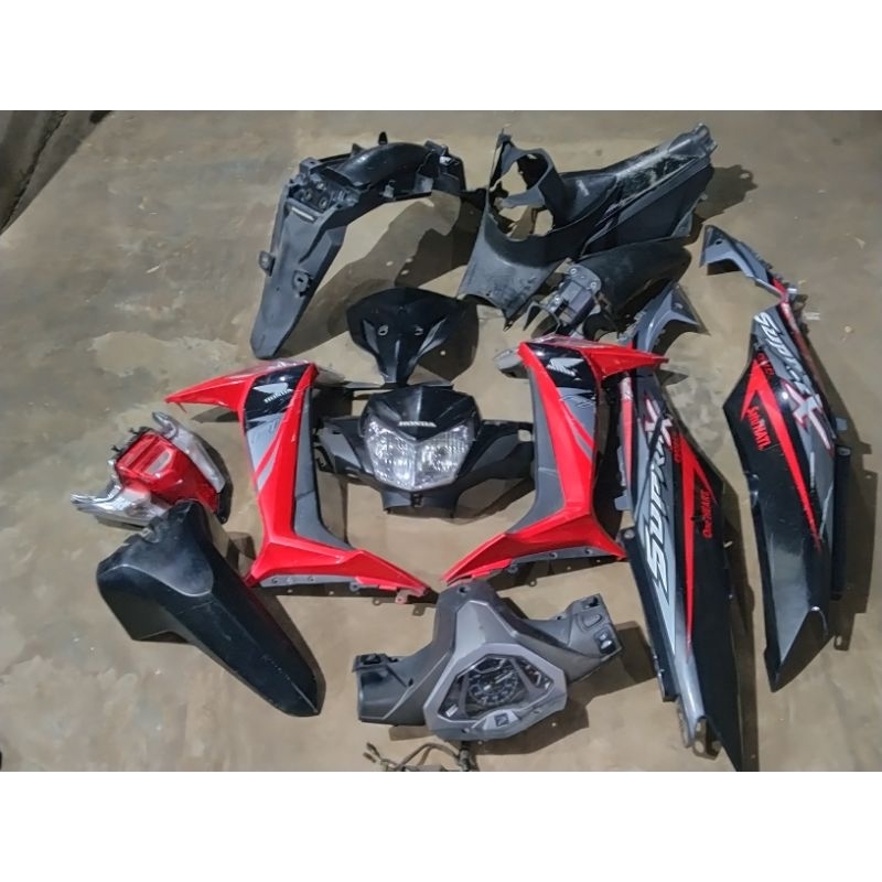 paketan full body kasar halus supra x 125 th 2014-2020 copotan original barang sesui foto