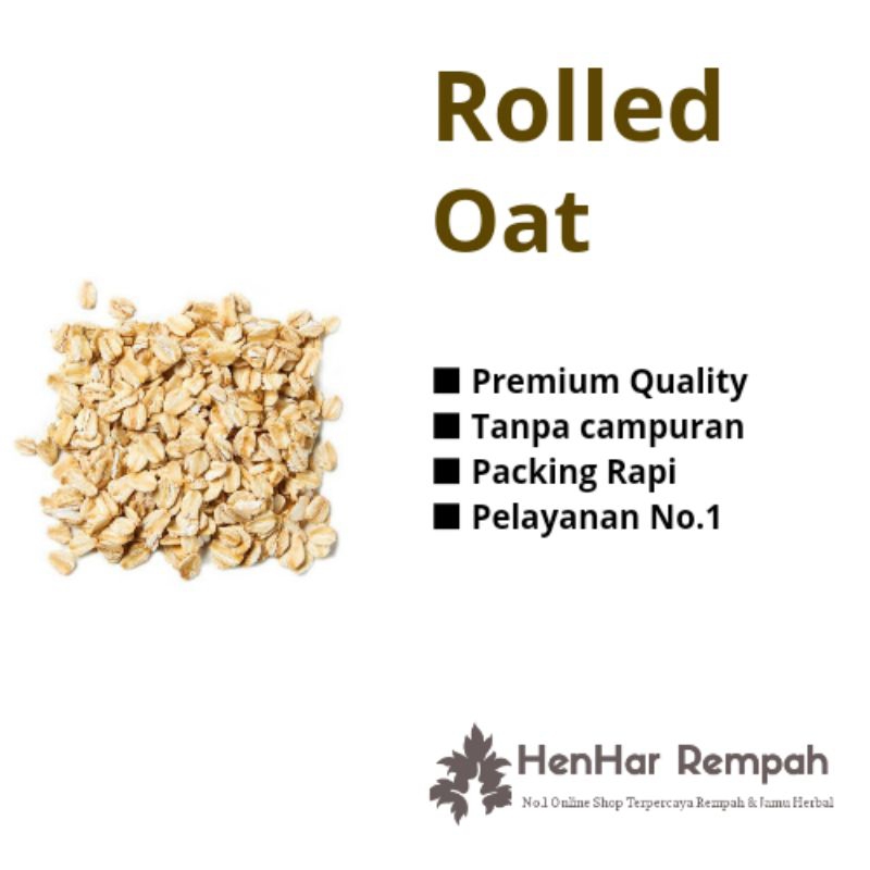 

Rolled Oat 50 gram & 100 gram