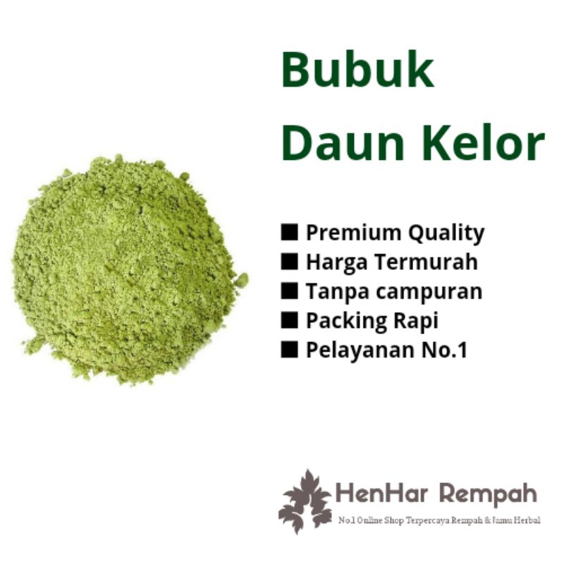 

Daun Kelor Bubuk 50 gr & 100 gr / Moringa Powder