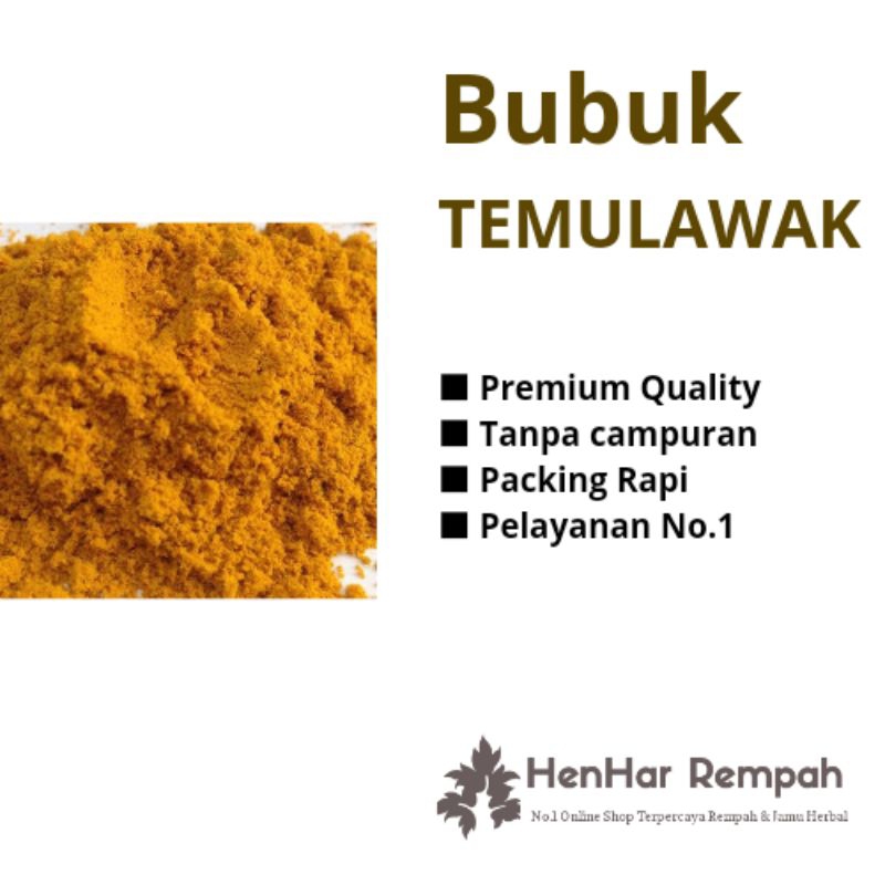 

Temulawak Bubuk 50 gr & 100 gr