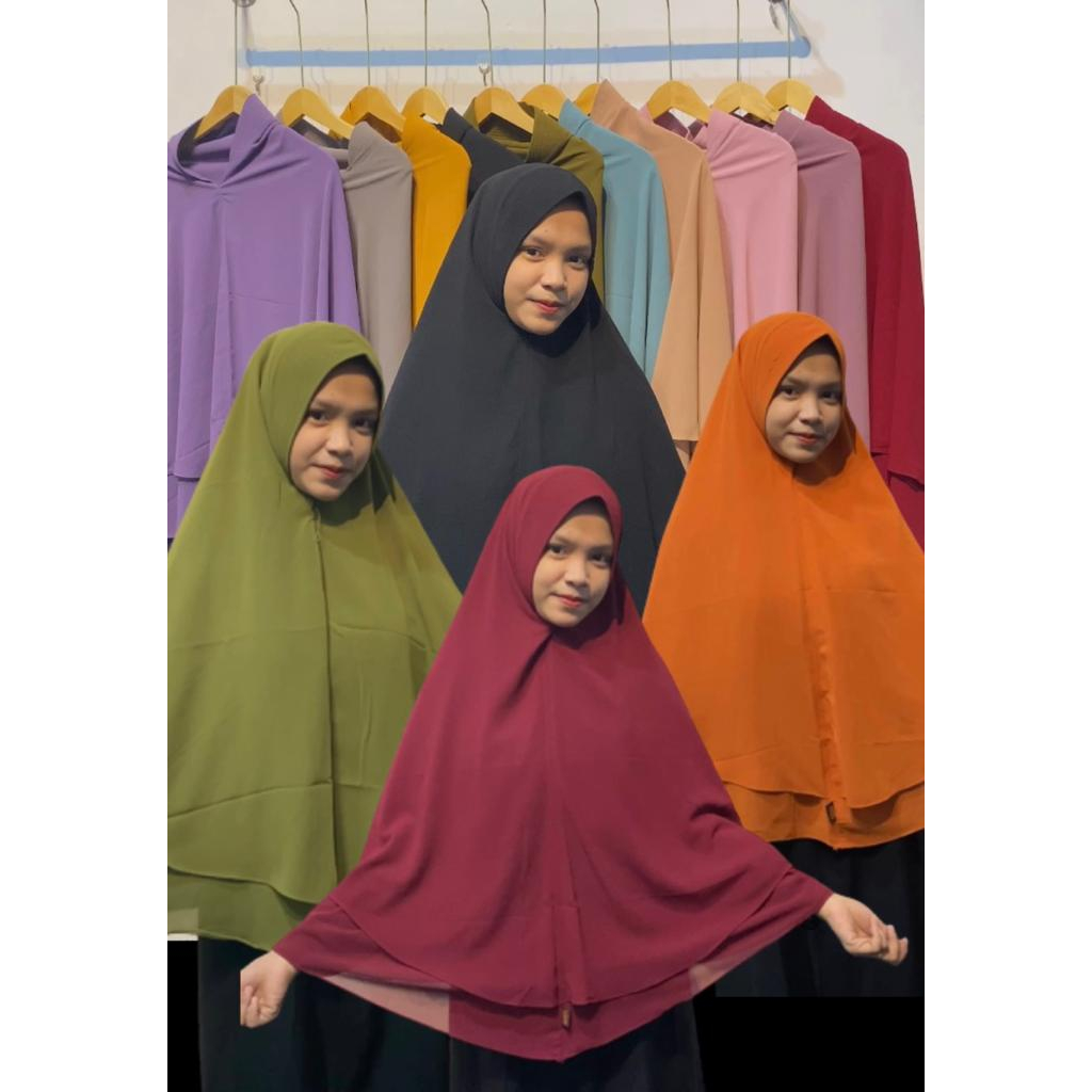 Jilbab Rahmat Sanjaya Bahan Sifon Ceruty Jumbo