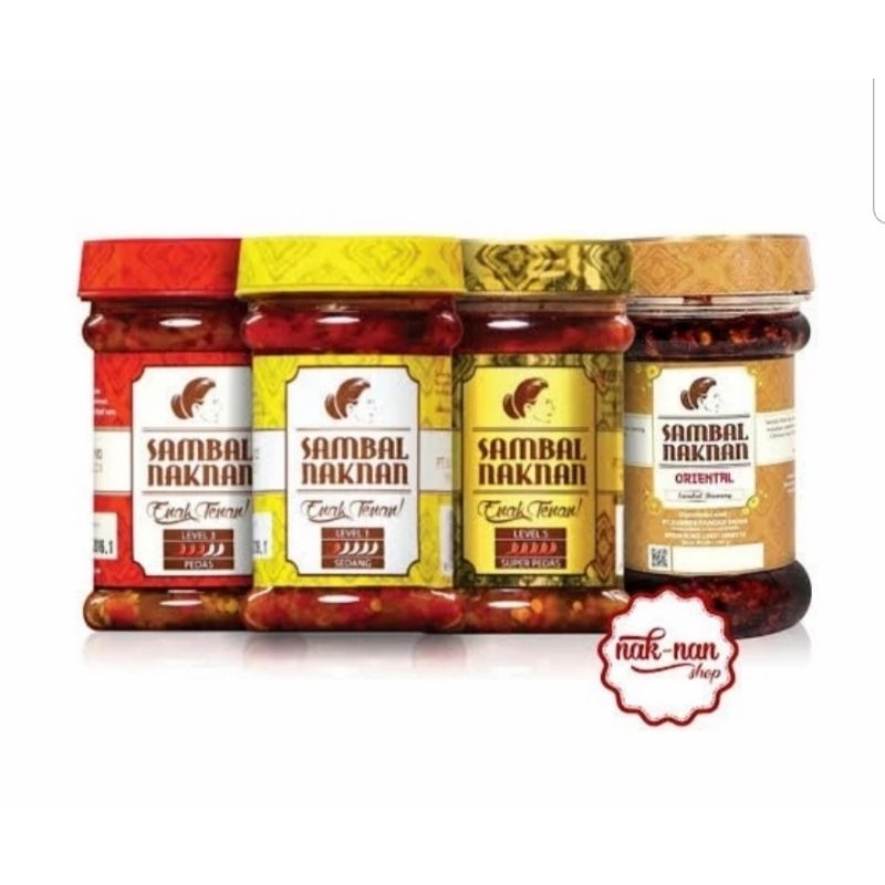 

PAKET!!! Beli 3 btl Sambal Naknan All Varian FREE 1 btl Sambal Naknan Oriental