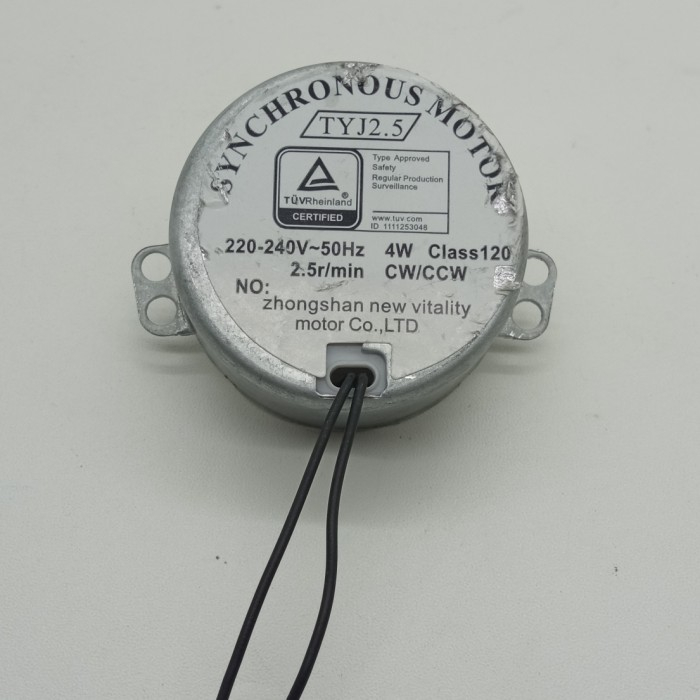 Dinamo motor kipas angin/synchronous 2,5r/min RPM