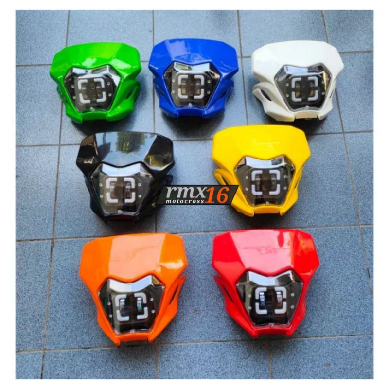 Headlamp KLX 230 daymaker reflektor KLX 230 lampu depan daymaker KLX 230 batok lampu depan KLX230 DA