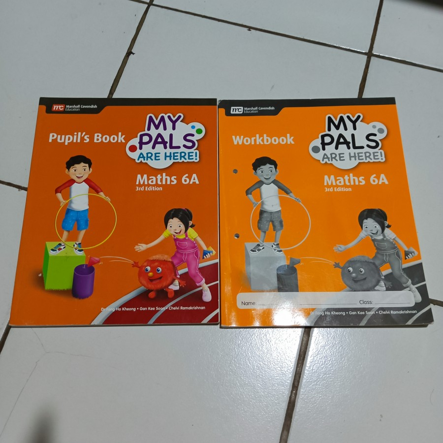 Buku My Pals Are Here Maths Pupil Book+Workbook 6A