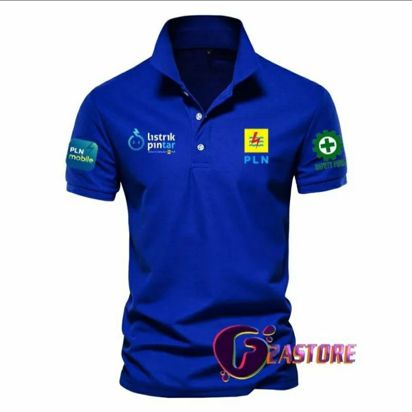 POLOSHIRT PLN LISTRIK PINTAR - KAOS KERAH PLN LISTRIK PINTAR