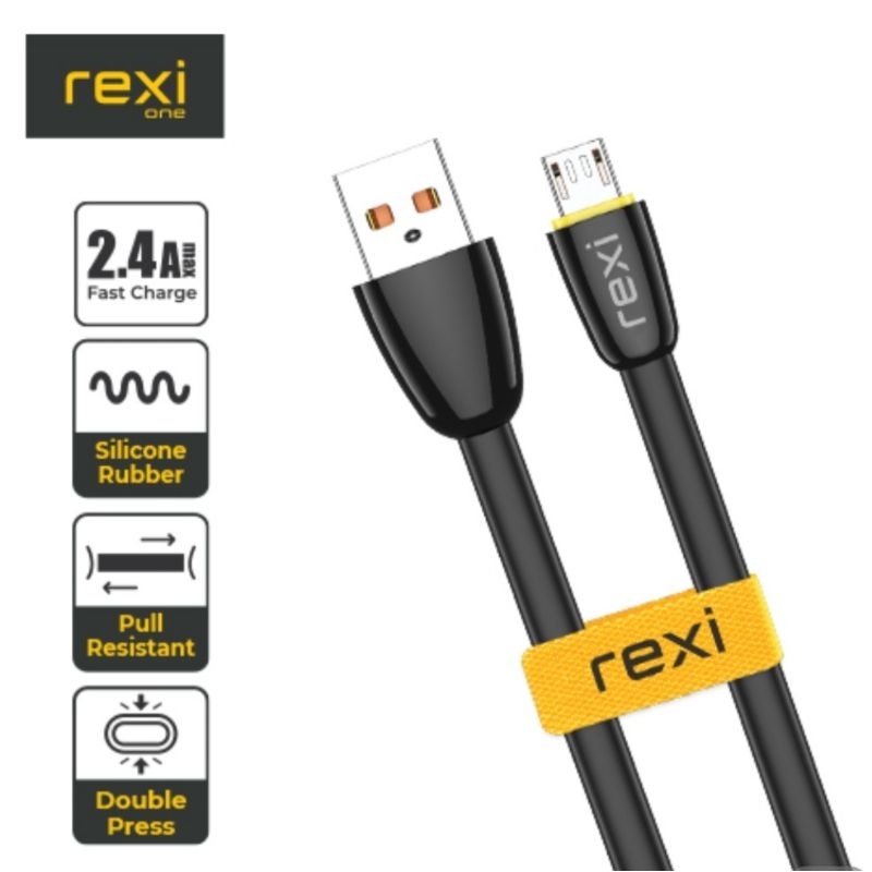 KABEL DATA REXIONE MICRO / TYPE C / LIGHTNING / IPHONE KF01 SUPPORT PENGISIAN CEPAT