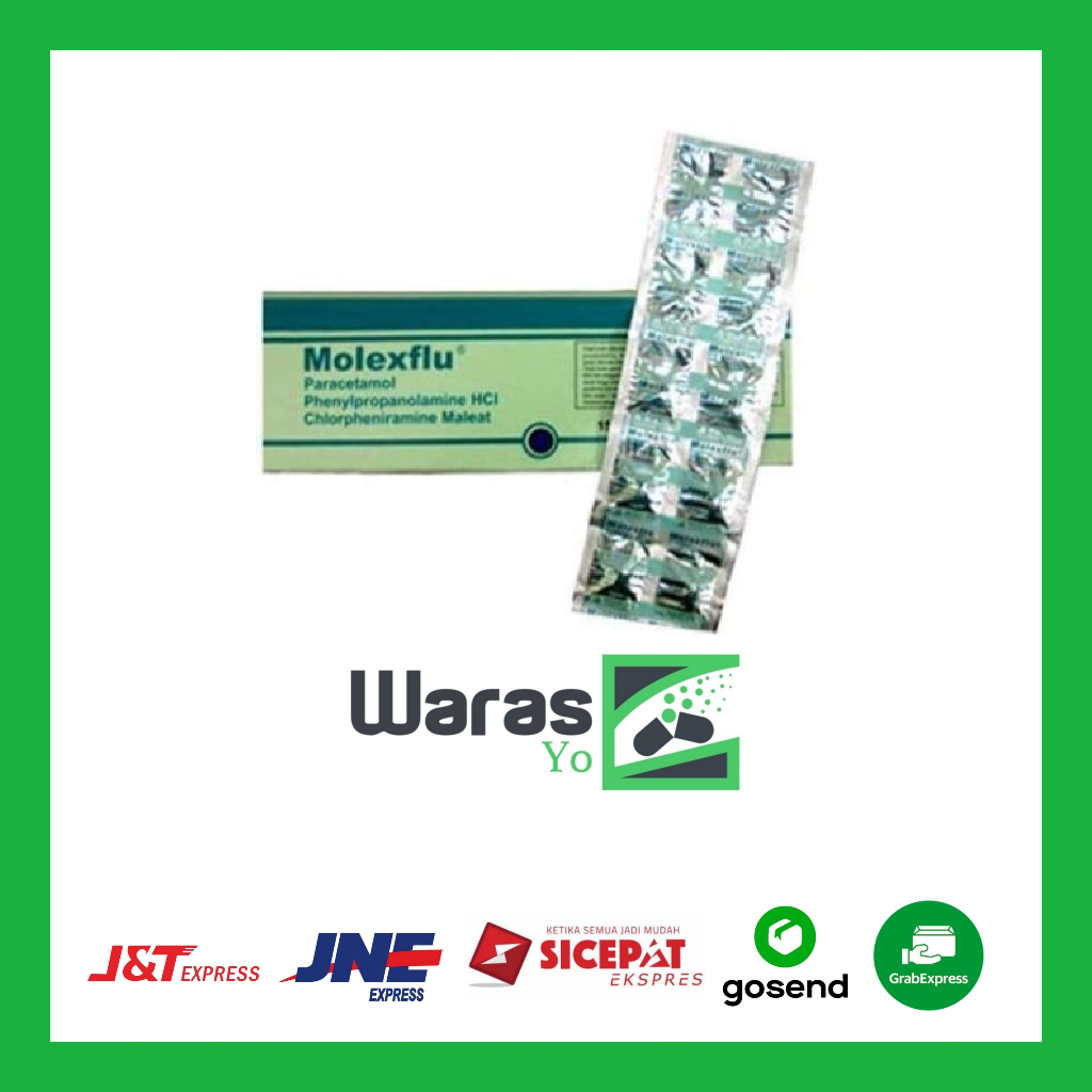[SW] Molexflu Isi 10 Tablet - Obat Batuk Pilek