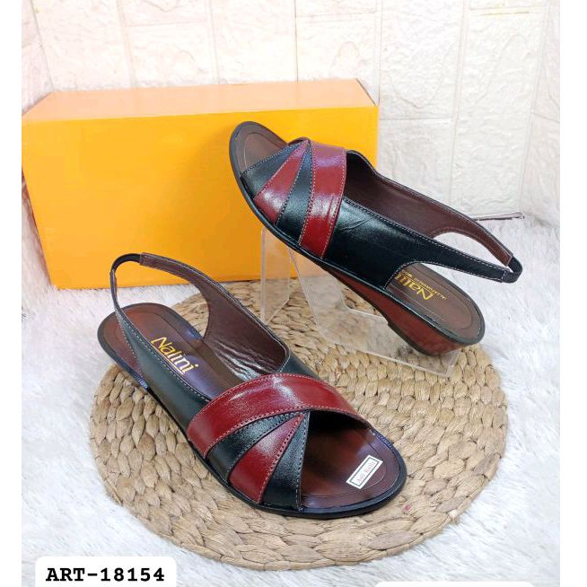 sandal kulit asli wanita nalini 18154