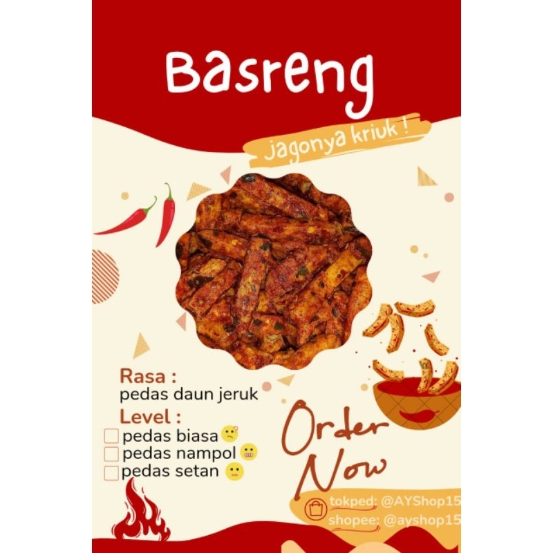 

Basreng Pedas Daun Jeruk 100gr