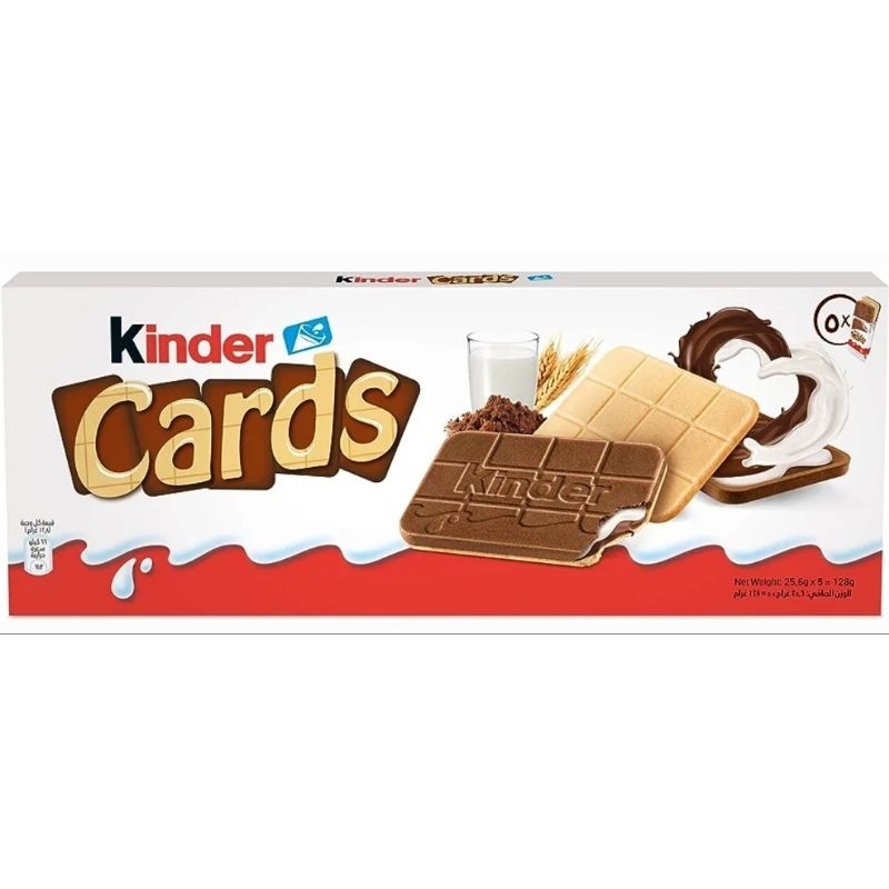 

Kinder Cards 128gr isi 5 Sachet total 10pcs, Exp Mei 2025