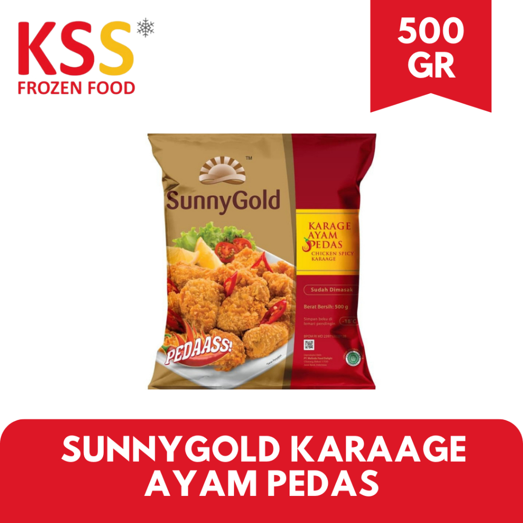 

SUNNYGOLD KARAAGE AYAM PEDAS TM 500 GR