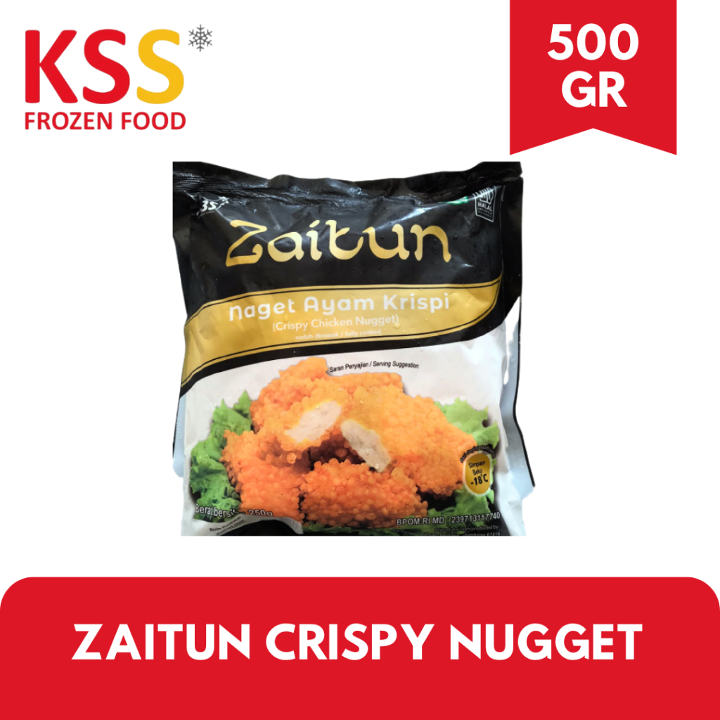 

ZAITUN CRISPY NUGGET 500 GR