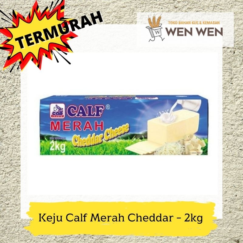 

Keju Calf Merah Cheddar - 2kg