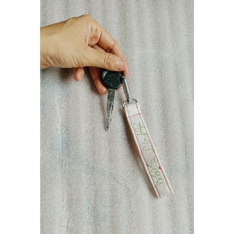 Gantungan Kunci (Gancu) custom tulisan