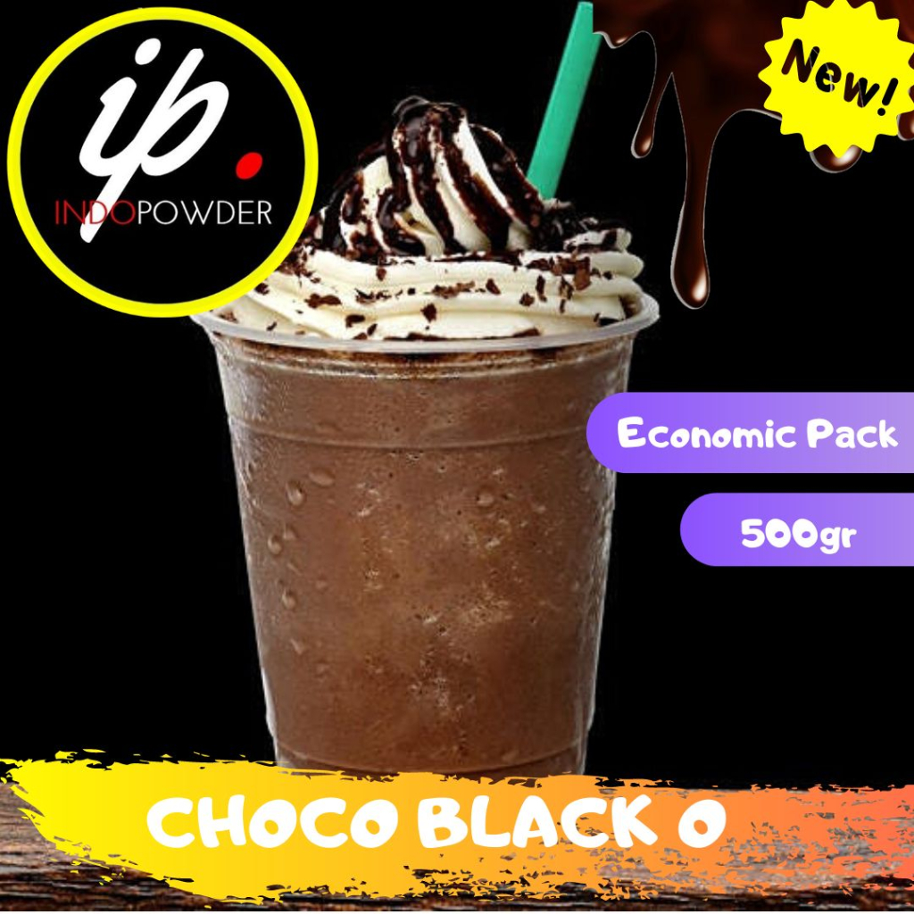 

500 GRAM - Bubuk CHOCO BLACK O 500gr - Bubuk Minuman rasa CHOCO BLACK O 500gr