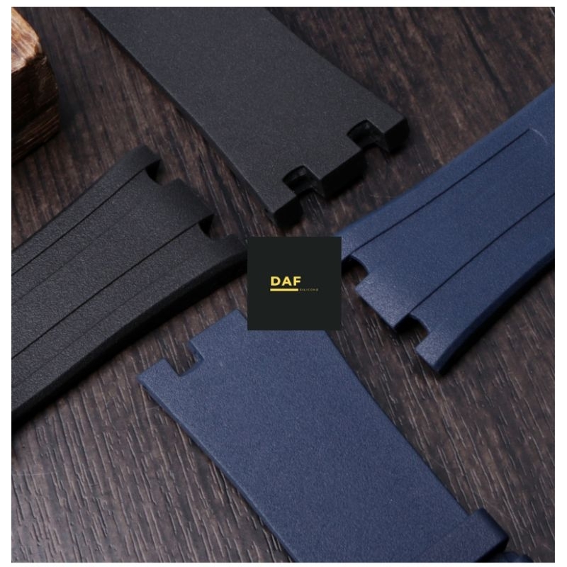 STRAP AP 725A Strap Tali Karet kulit asli 1000% Jam Audemars Piguet Rubber strap Jam Audemars Piguet